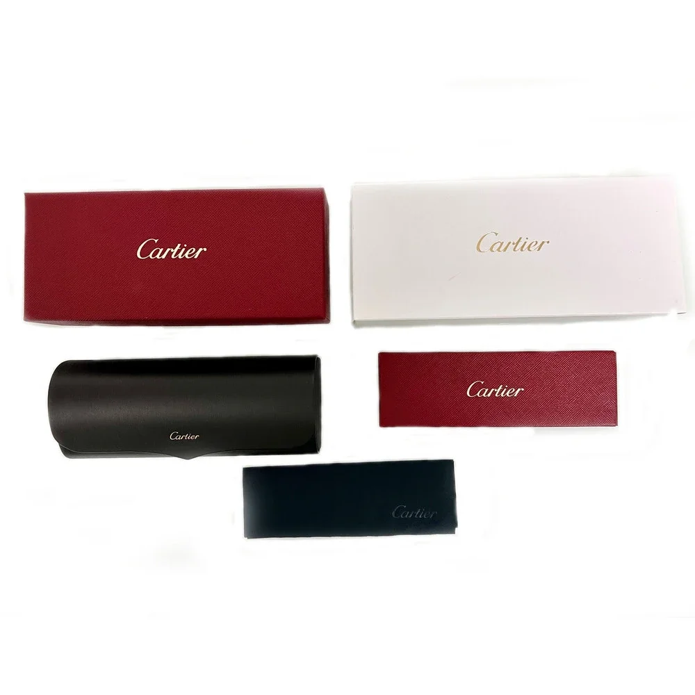 Cartier CT0453o-001 Eyeglasses Gold Black Metal